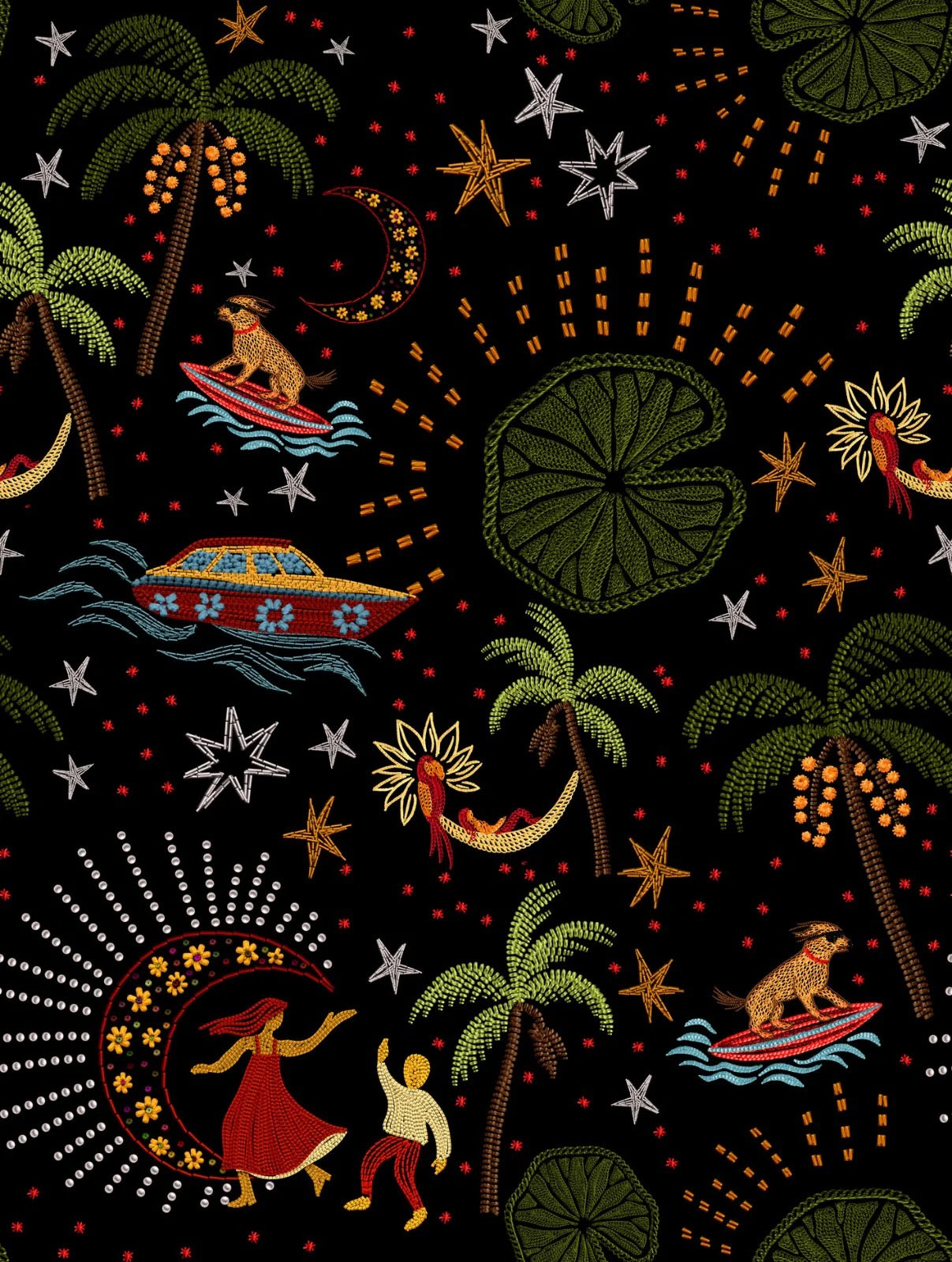 Coconut Active Moonlight Tropics Skort