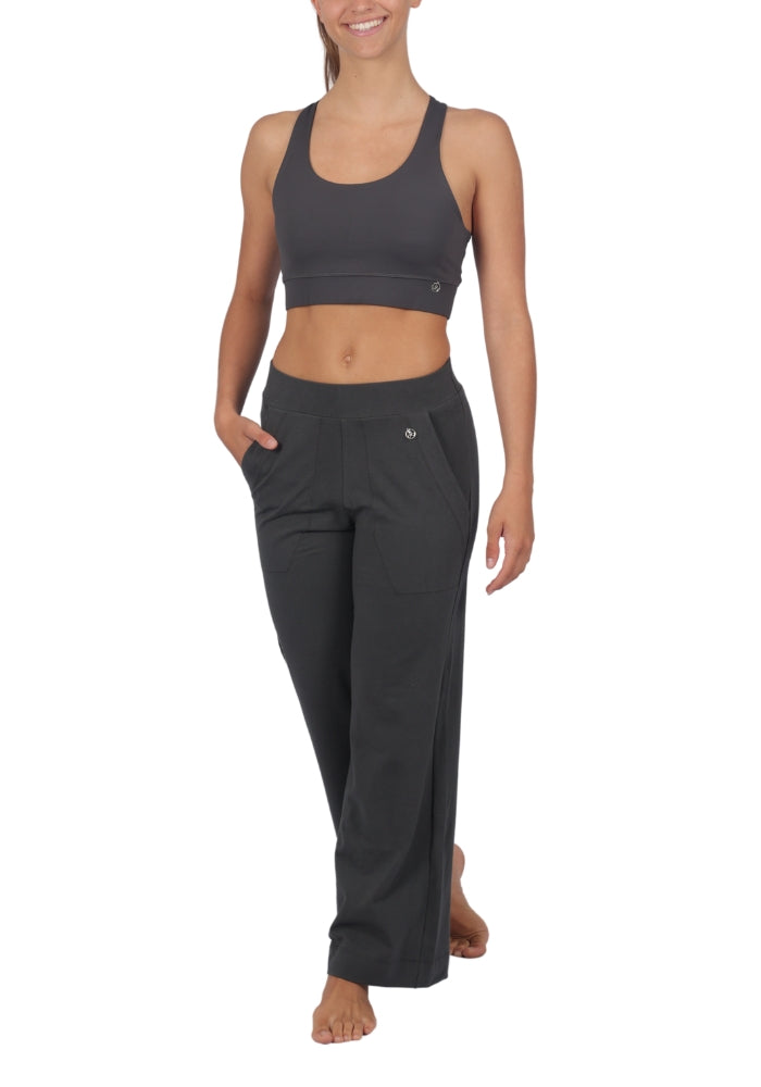 The KAYA Wide Leg Pocket Track Pants